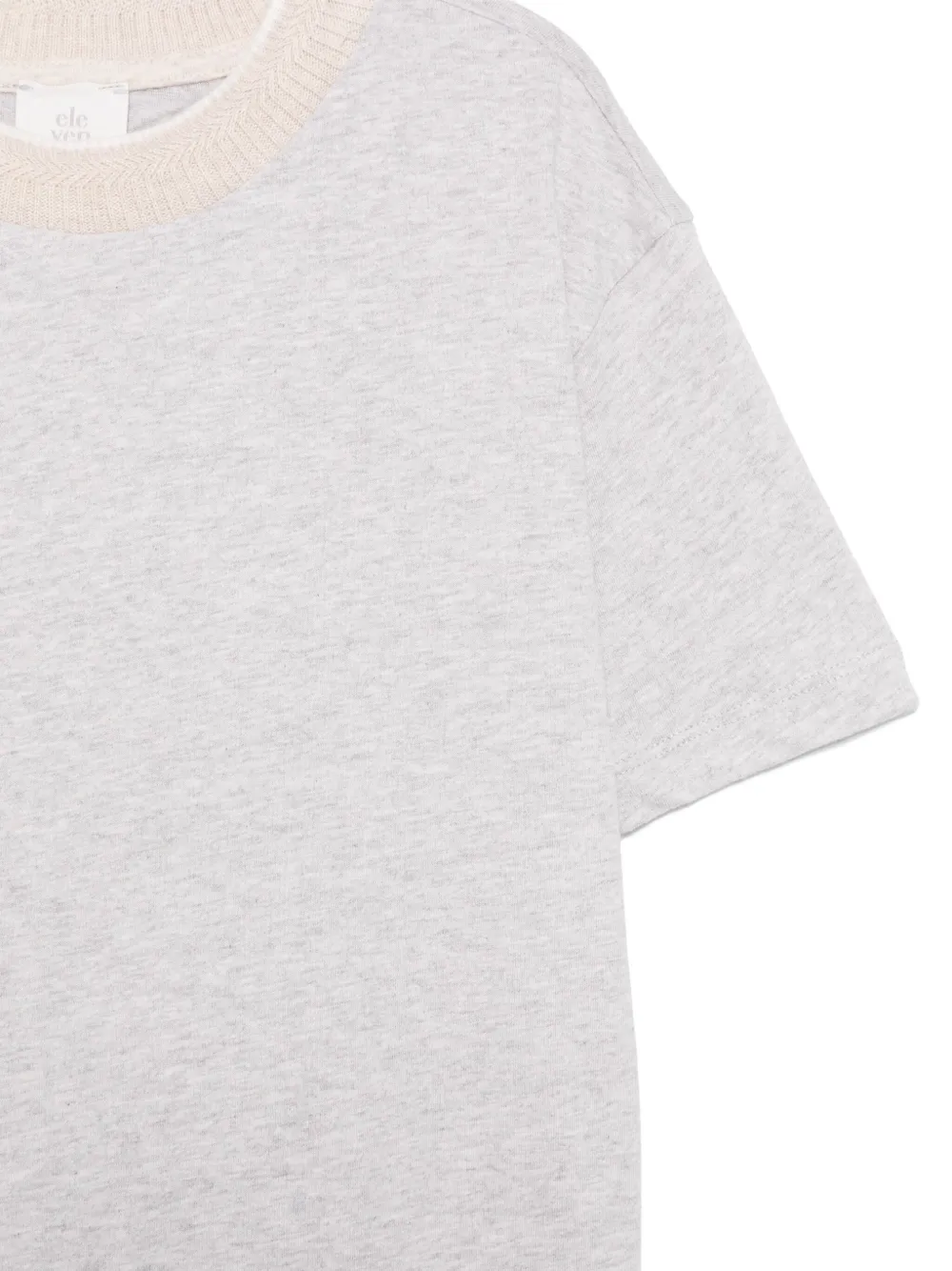 Eleventy Kids T-shirt met gemêleerd-effect Grijs