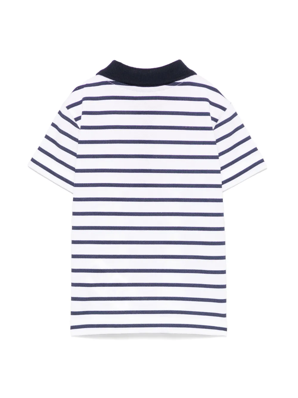 Fay Kids Gestreept poloshirt - Wit