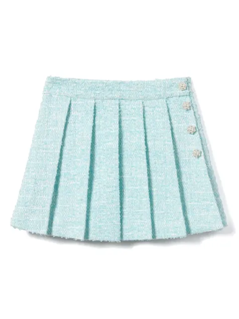 Self-Portrait Kids bouclé skirt 