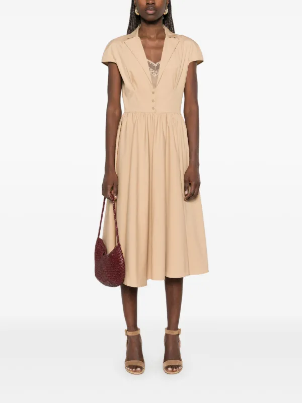ワンピース ERMANNO SCERVINO Woman Dress Brown D452Q348BXD 61336 Ermanno Scervino Life Women's Clothing SS25 | GIGLIO.COM