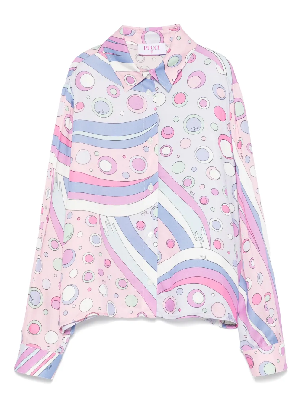 PUCCI Junior camisa con estampado abstracto | morado | Image 1