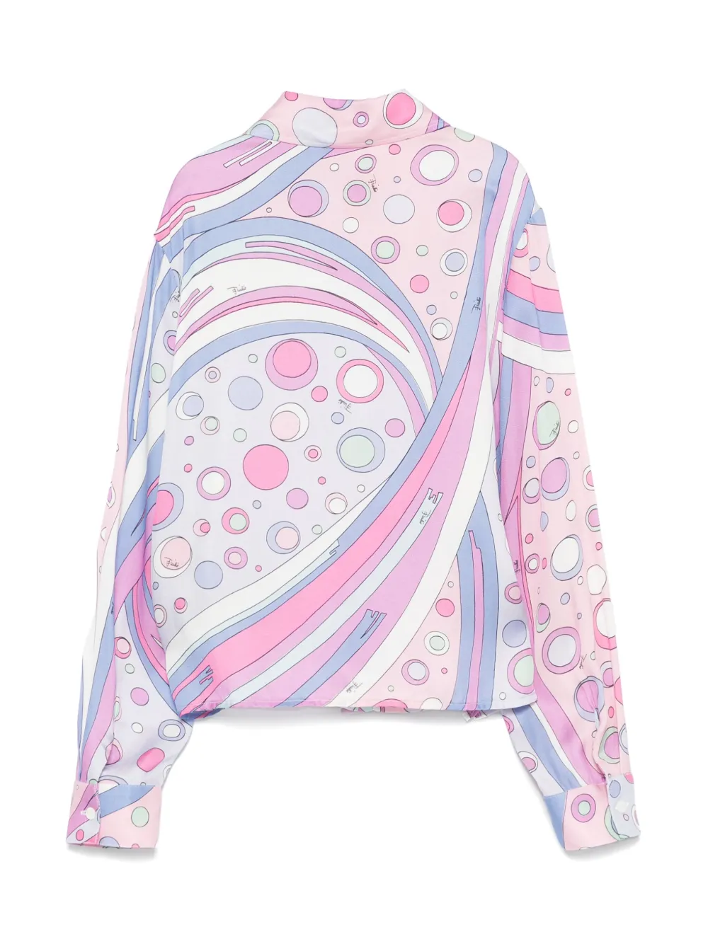 PUCCI Junior Shirt met abstracte print - Paars