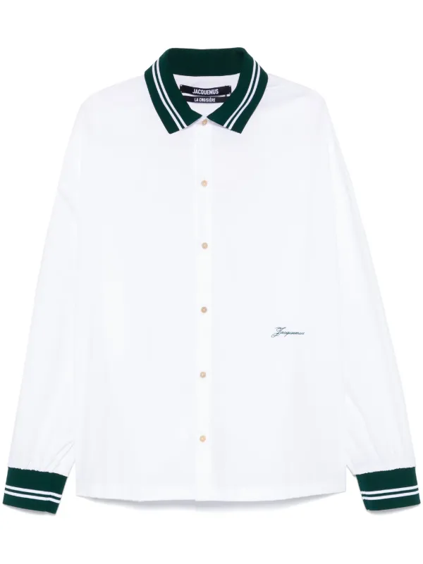 ★JACQUEMUS★ La Chemise Baseball Shirt White 255SH113145410 28156964_59504755_600.jpg