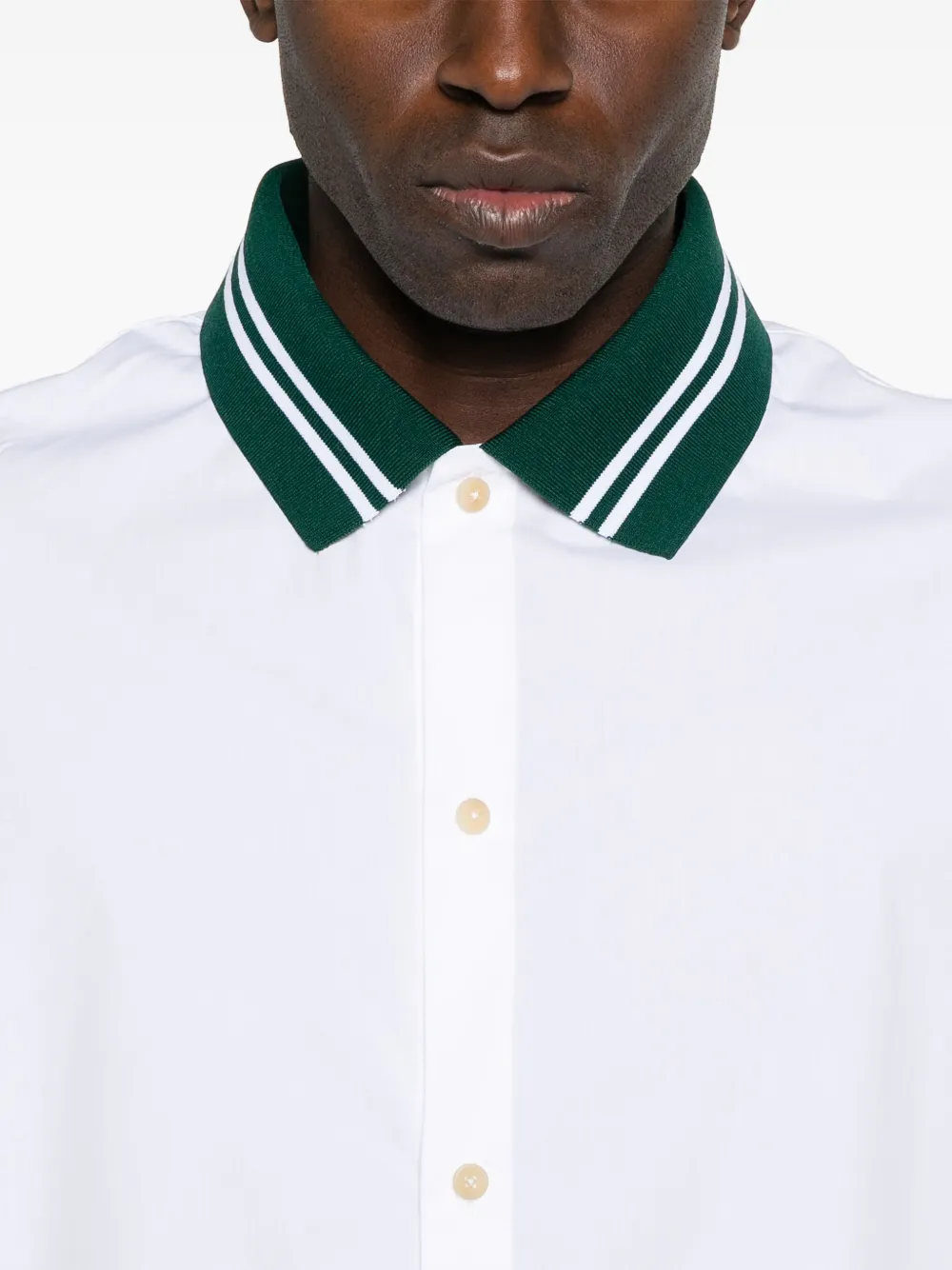 Jacquemus La Chemise Baseball ML overhemd Wit