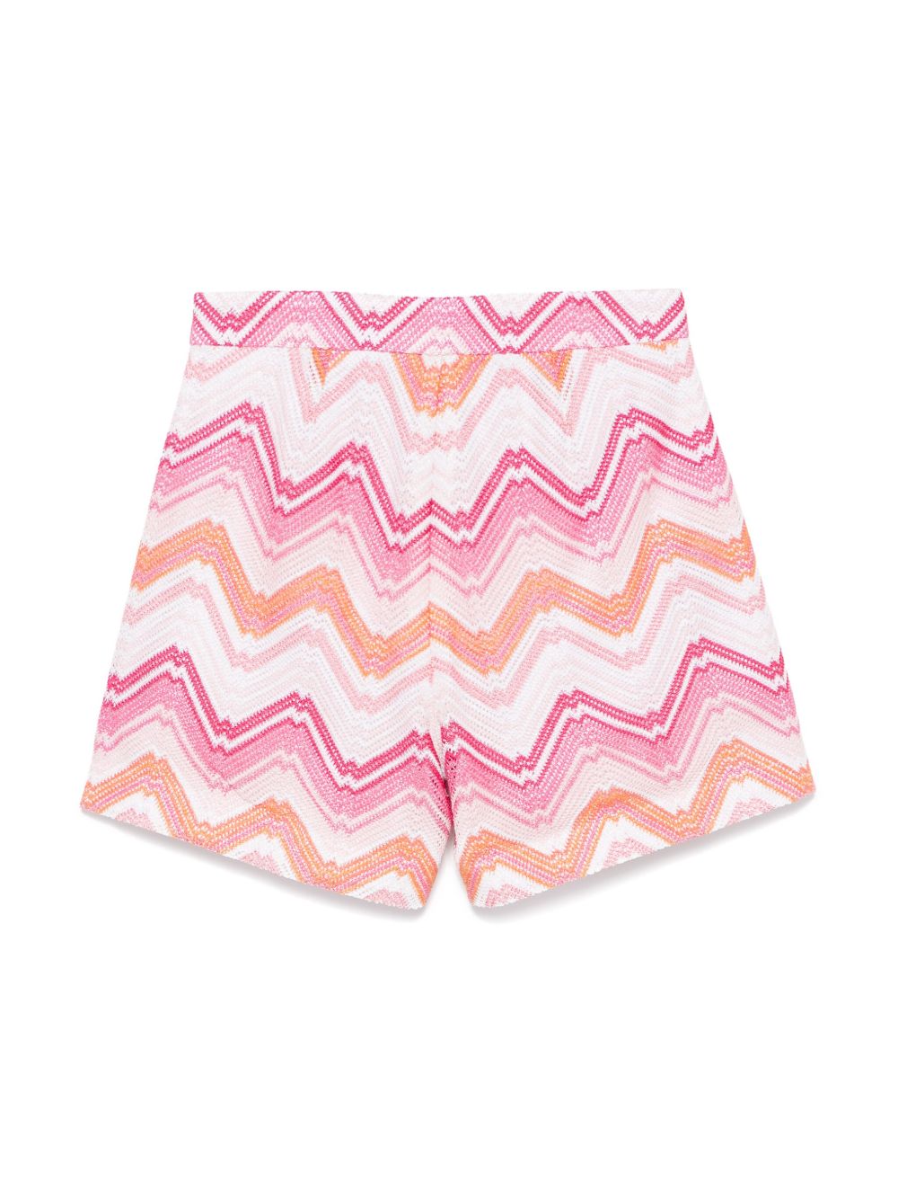 Missoni Kids Shorts met zigzag-patroon - Roze