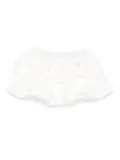 Douuod Kids ruffled skirt - White