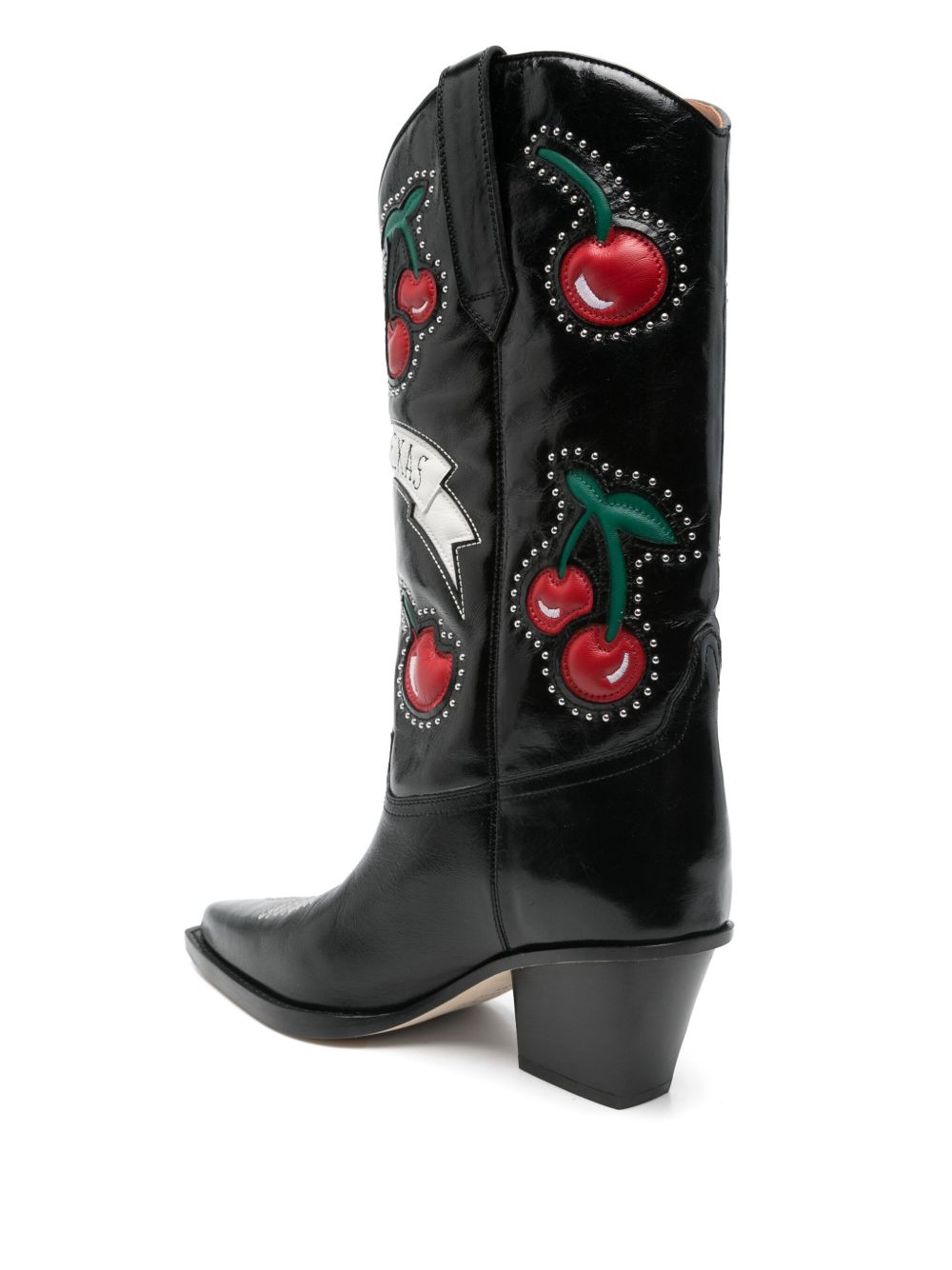 Paris Texas 60mm Cherry Blossom boots Zwart