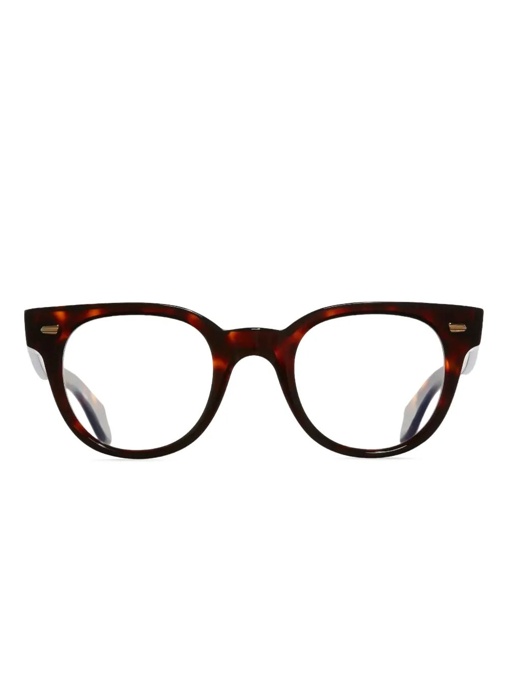 Cutler & Gross 1392-02 bril met rond montuur Bruin