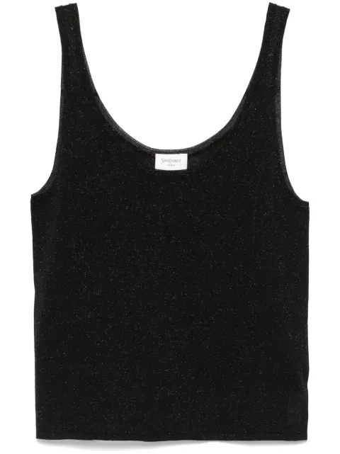 Saint Laurent lurex knitted tank top
