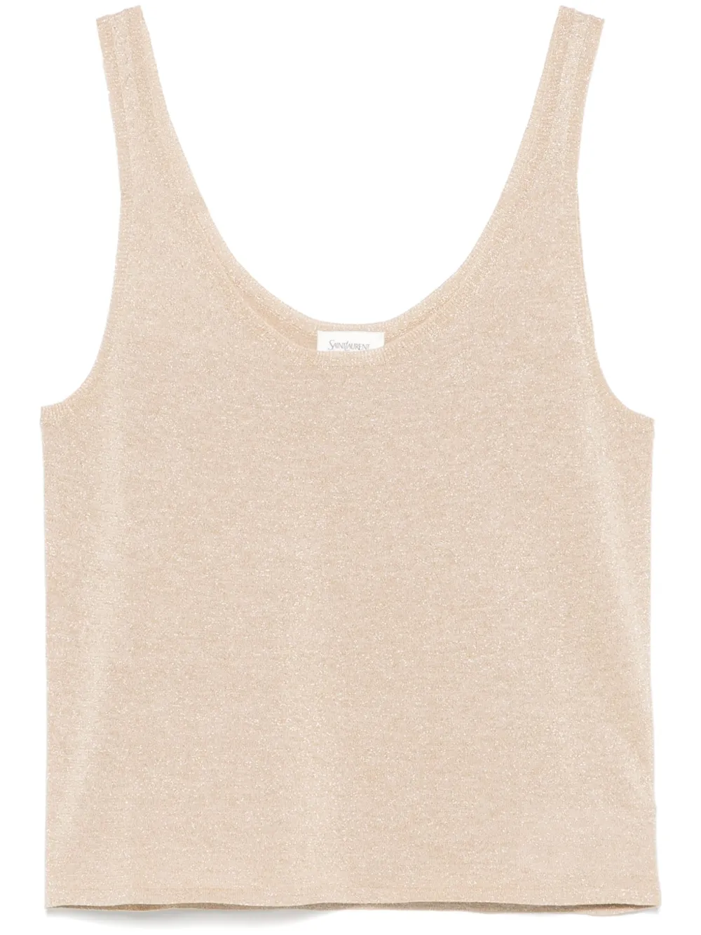 lurex knitted tank top