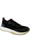 Loro Piana mesh-panel leather sneakers - Black