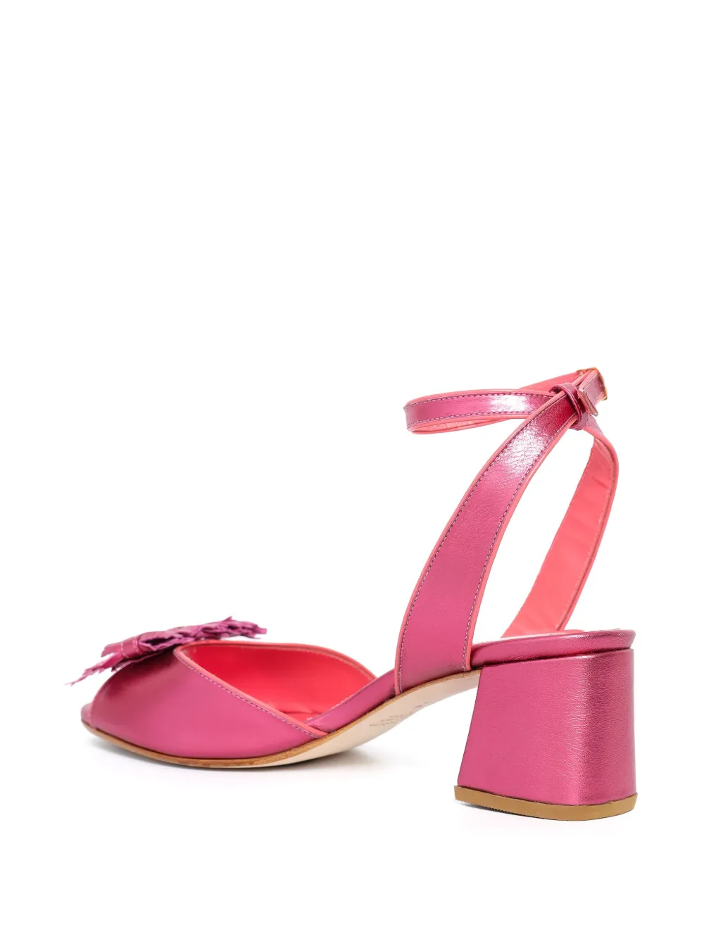 Sarah Chofakian 45mm Cottage sandals Pink