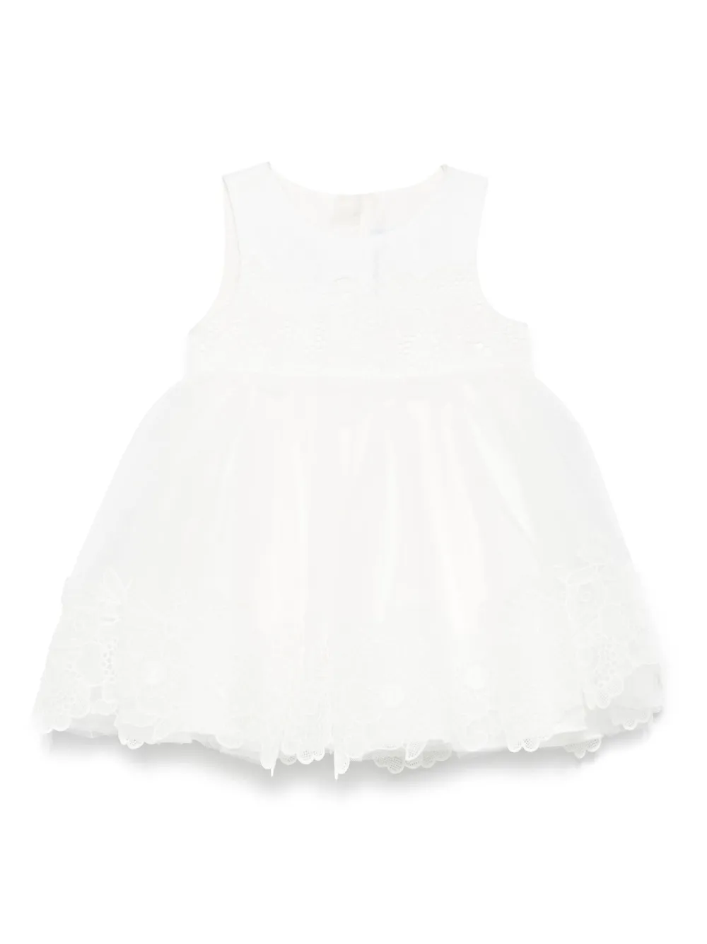 Abel & Lula robe à fleurs appliquées | blanc | Image 1