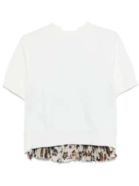 sacai panelled top