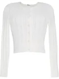Adam Lippes Faye pointelle-knit cardigan - White