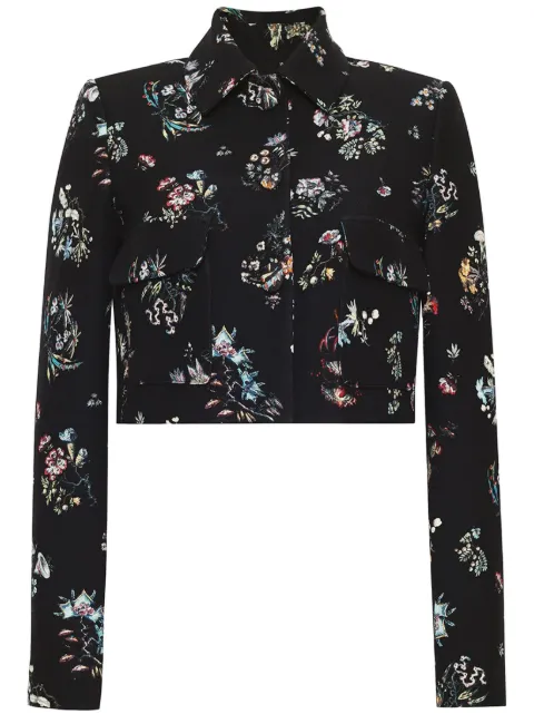 Adam Lippes chamarra con estampado floral