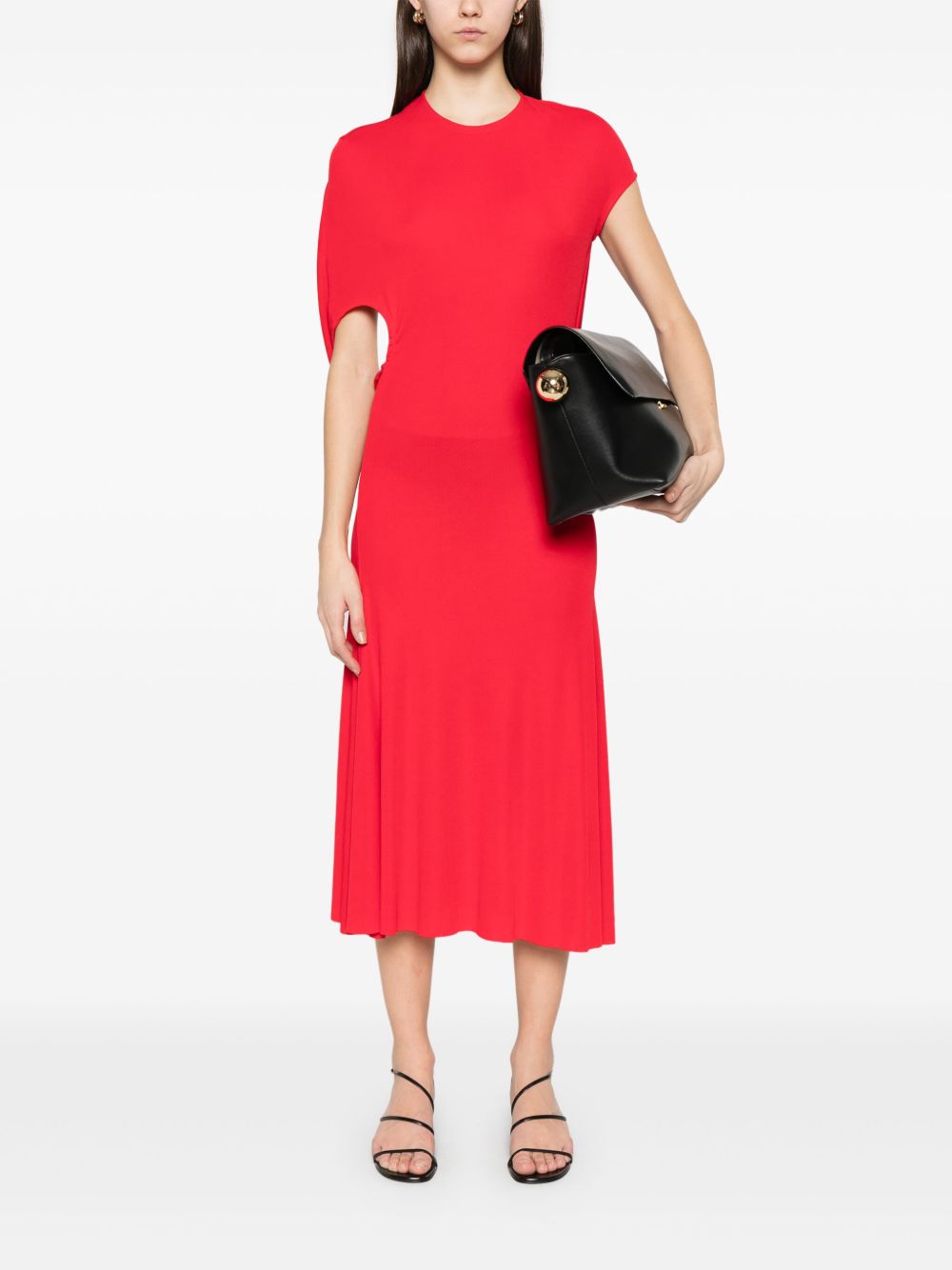 Jacquemus La Robe Salerno midi-jurk - Rood