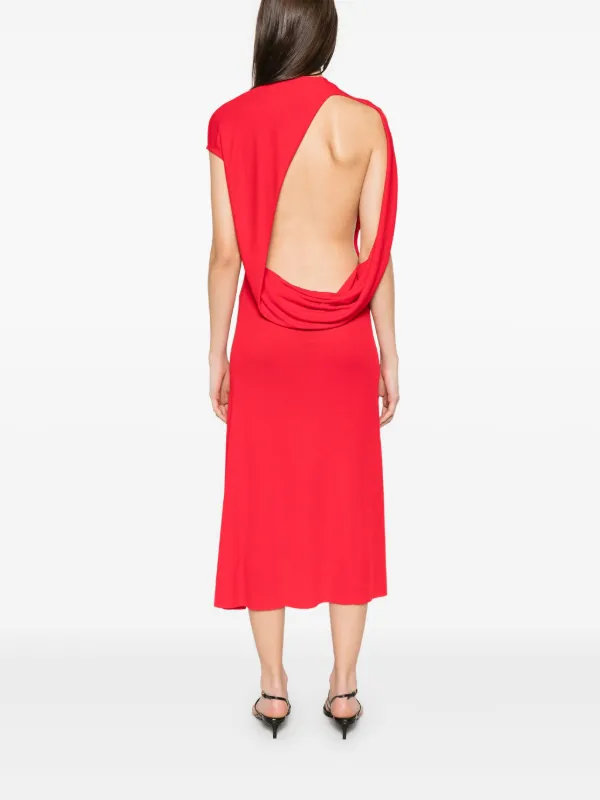 Jacquemus La Robe Salerno ミディドレス Jacquemus La Robe Salerno Midi Dress | Red | FARFETCH