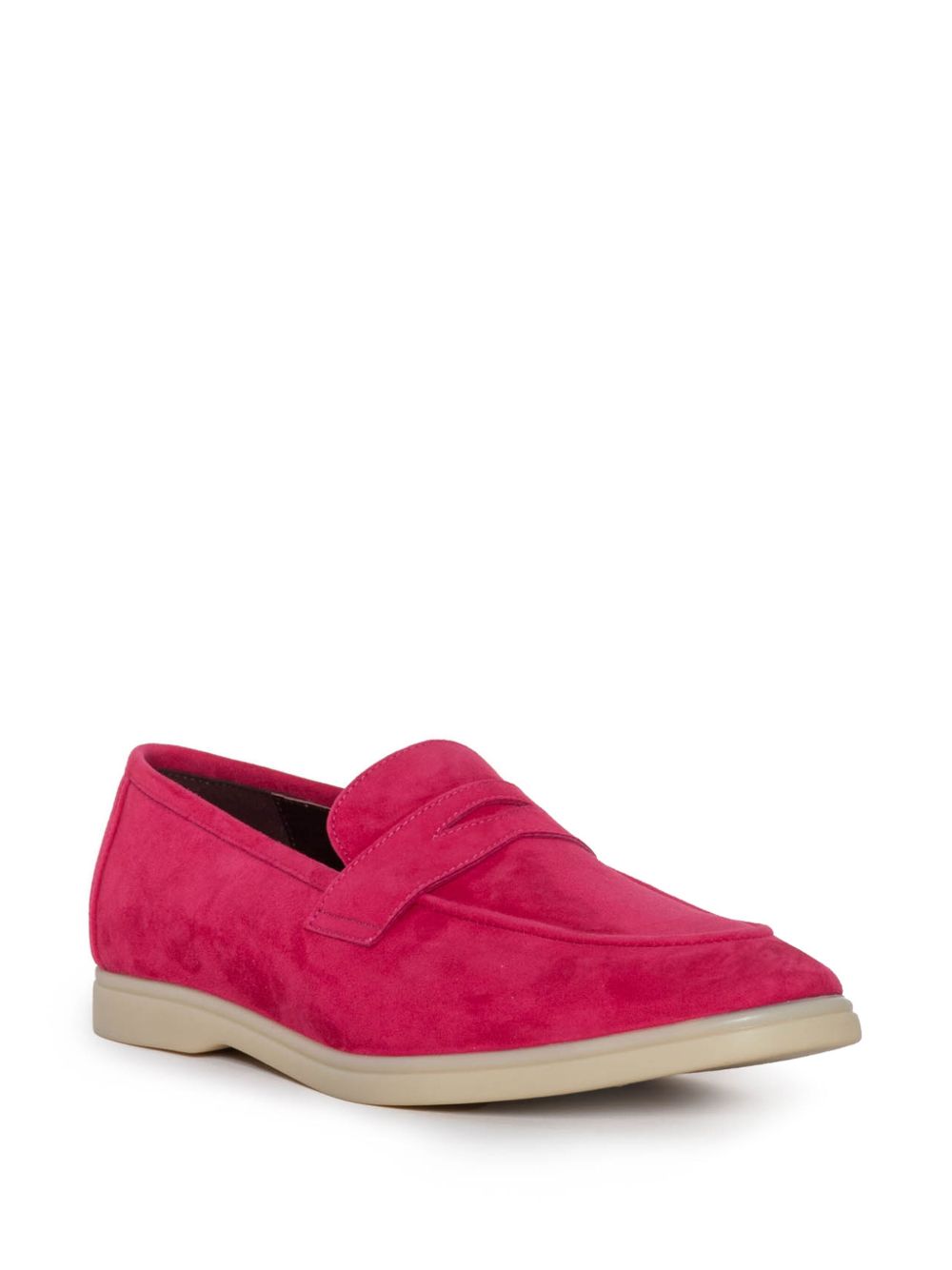 Bougeotte suede loafers - Roze