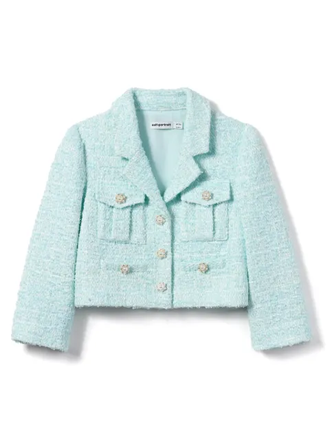 Self-Portrait Kids tweed jacket 