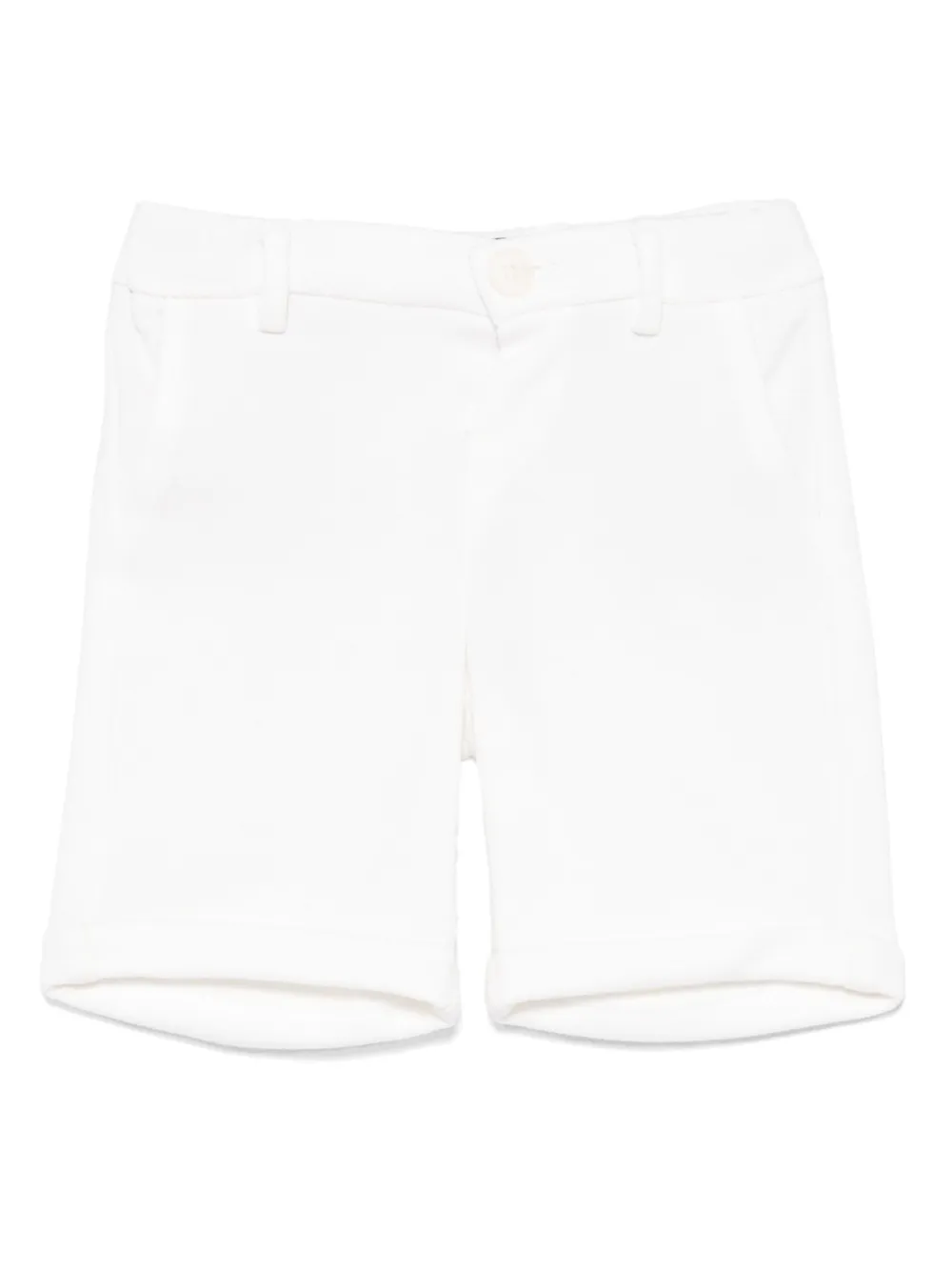 Fay Kids Shorts met geborduurd logo Wit