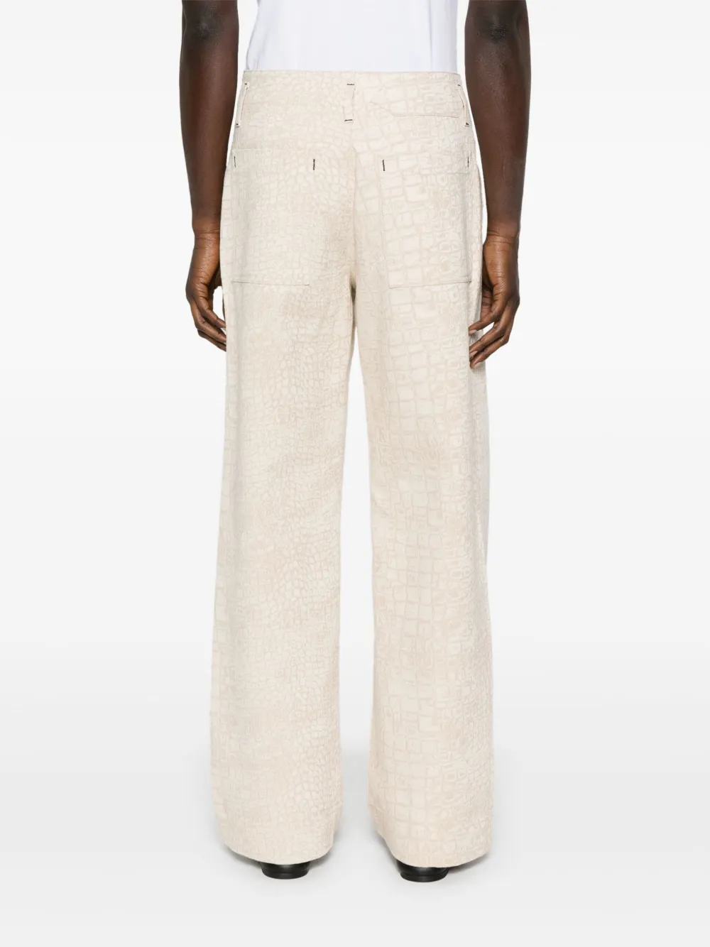 Jacquemus The Fernando de-Nîmes broek Beige