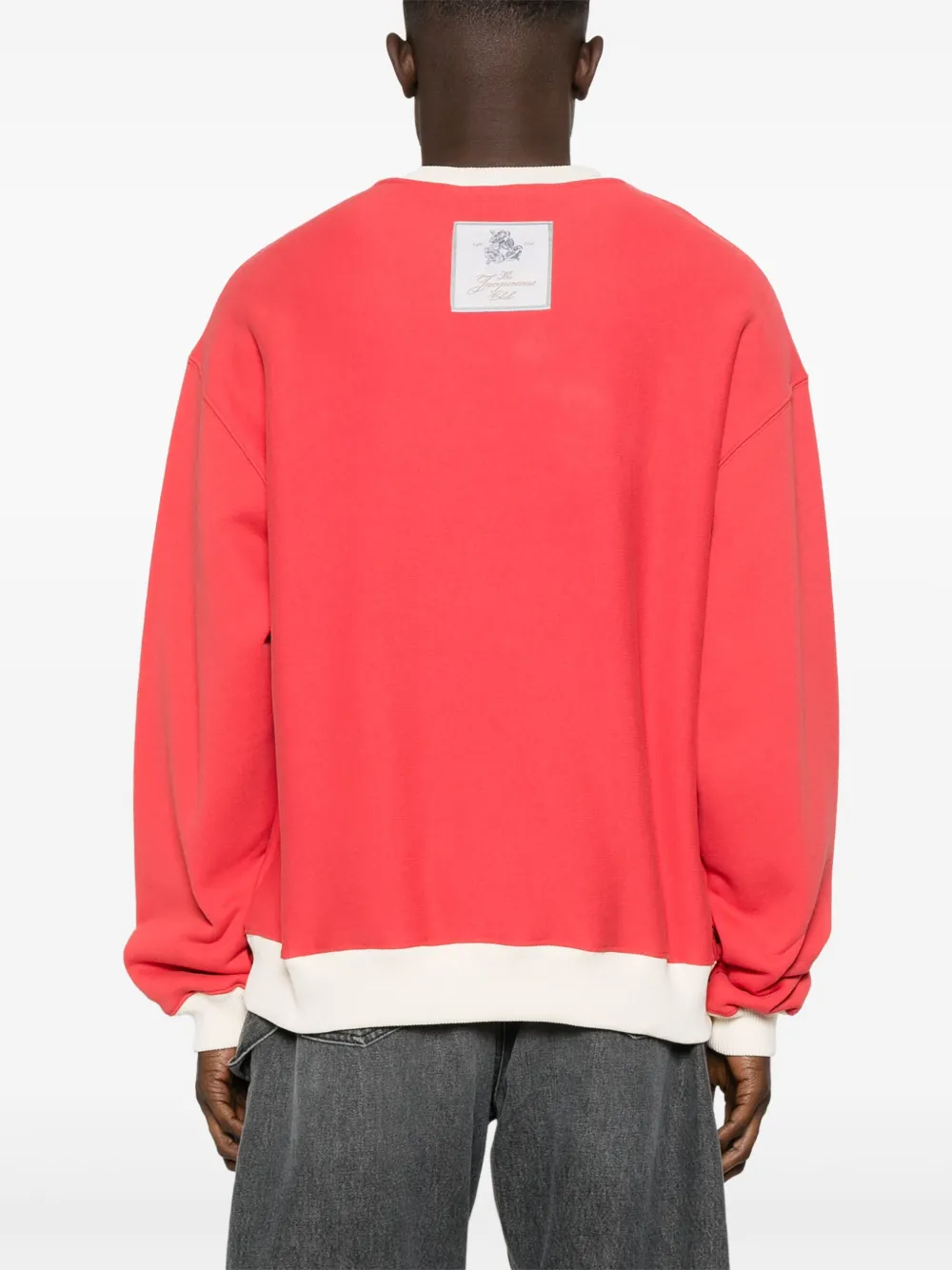 Jacquemus Le Sweatshirt Baseball sweater Rood
