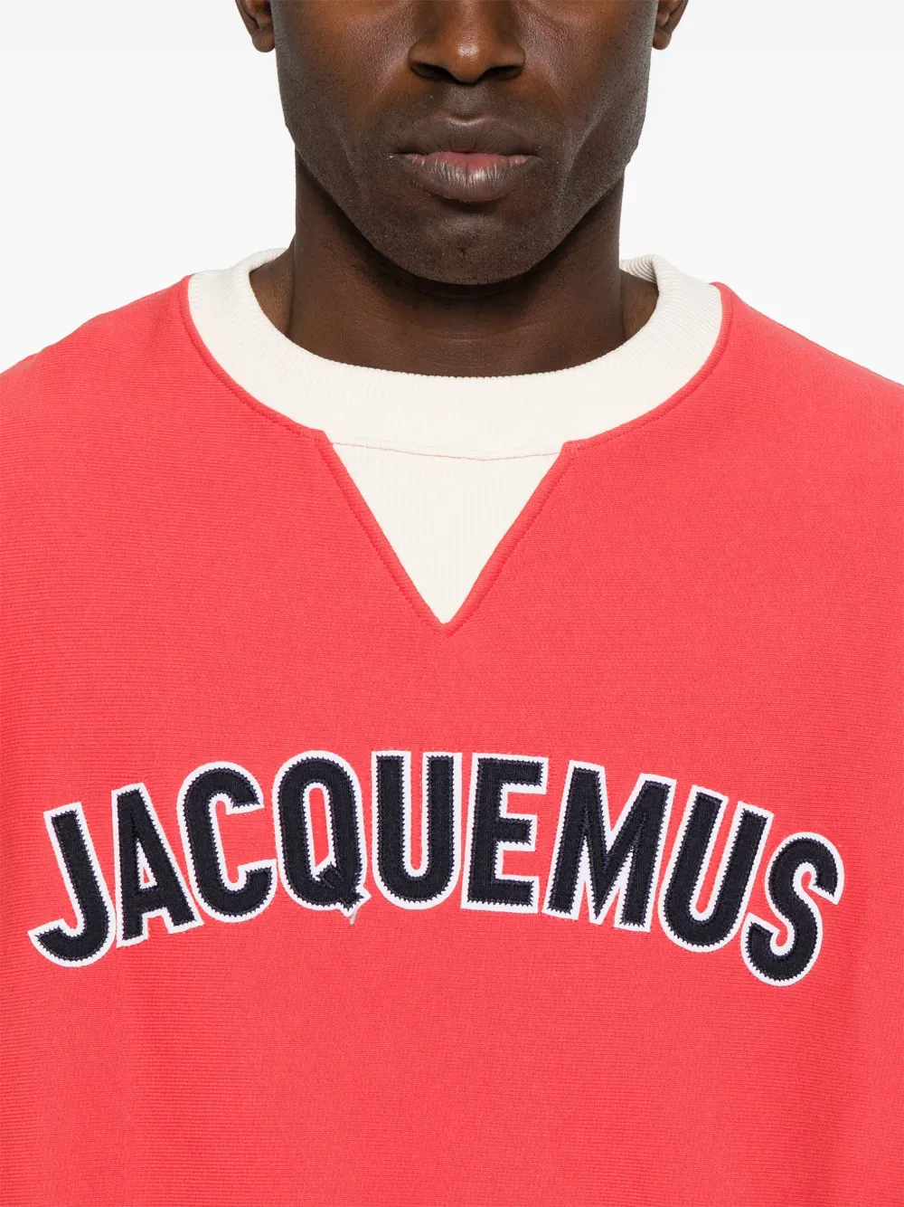 Jacquemus Le Sweatshirt Baseball sweater Rood