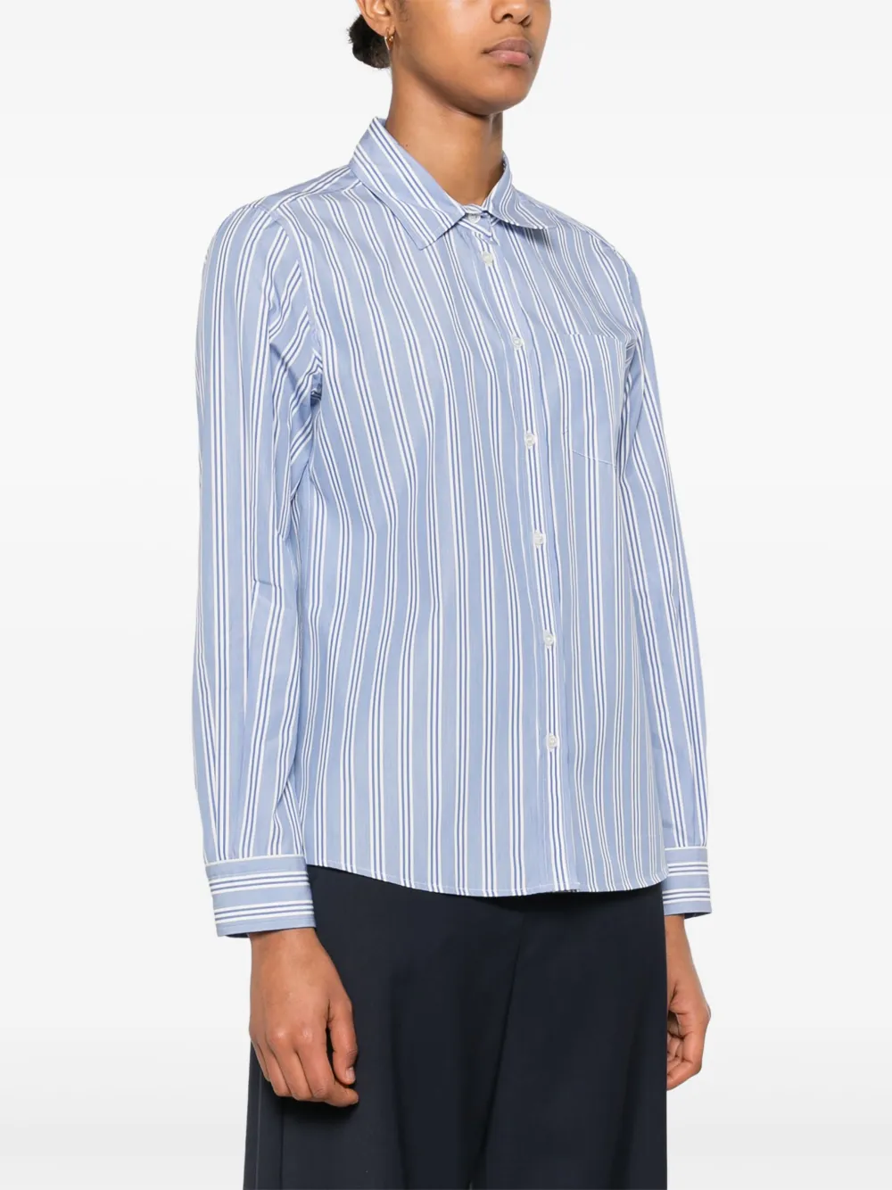Max Mara Bahamas blouse Blauw