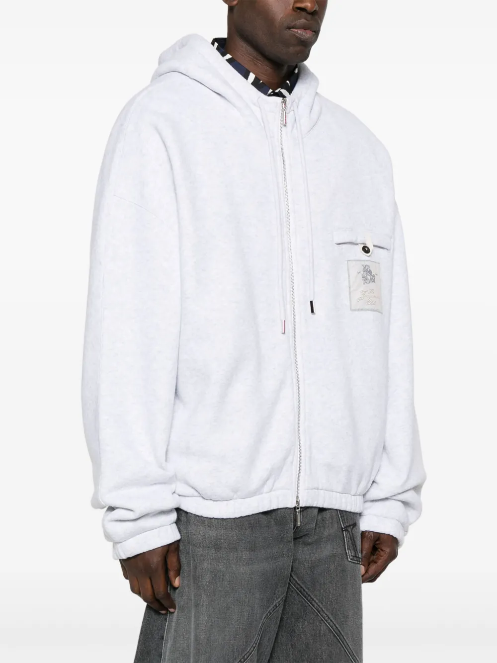 Jacquemus Le Hoodie Torneo Hoodie | Grey | FARFETCH TR