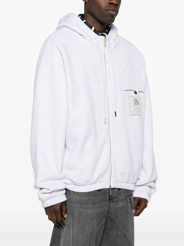 スウェット・トレーナー JACQUEMUS Le Hoodie Torneo Hoodie Heather Grey Jacquemus Le Hoodie Torneo Hoodie | Grey | FARFETCH