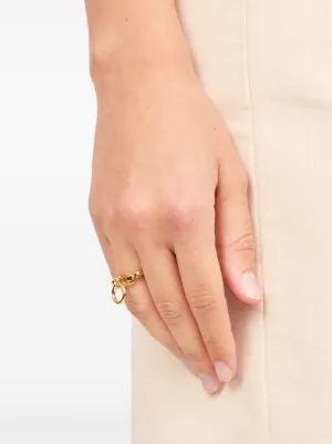 ★【MM6 MAISON MARGIELA】★MM6 LOGO CUT RIN.G★正規品★ MM6 Maison Margiela Rings for Women - Shop on FARFETCH