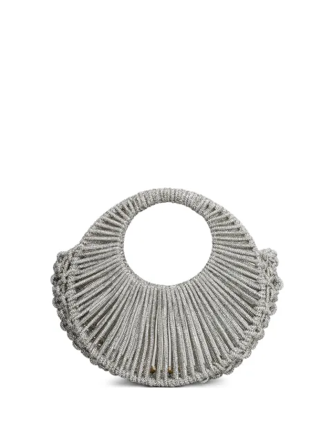 Hibourama pleated circular handbag
