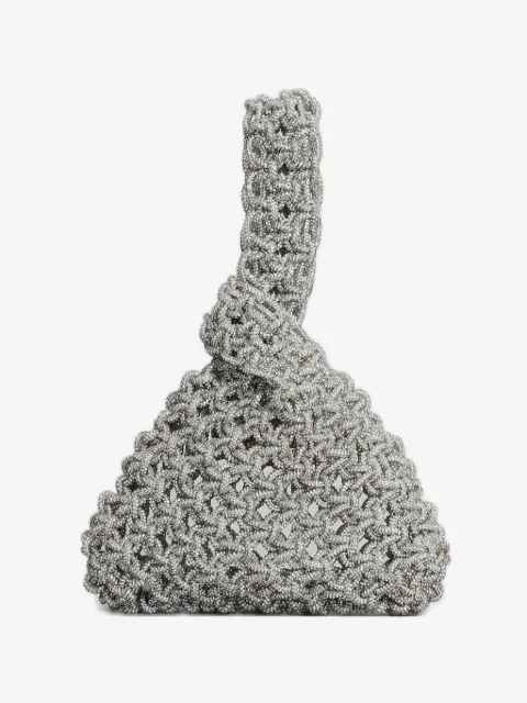 Hibourama bolsa de mano con detalles de cristal