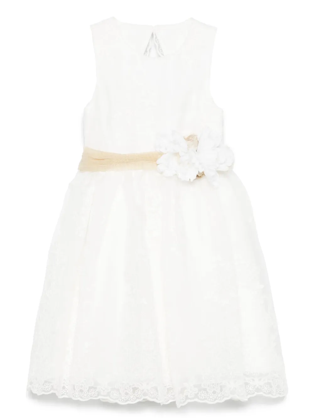 Abel & Lula Vestido com aplicação floral | Branco | Image 1