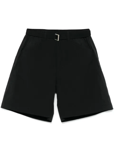 sacai shorts con cinturón