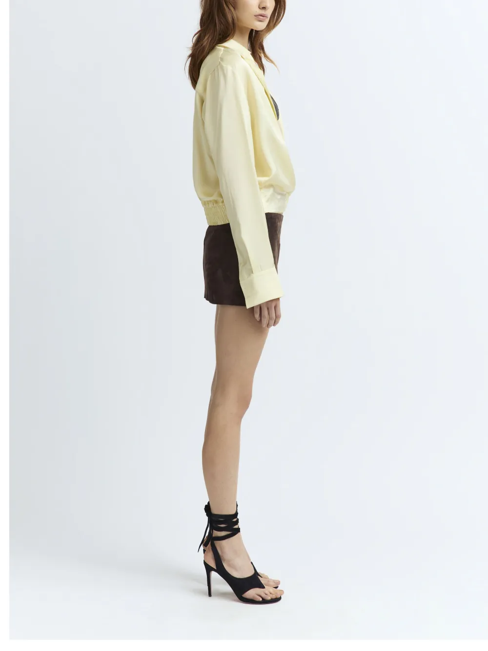 16arlington Haile Suede Mini Skirt In Brown