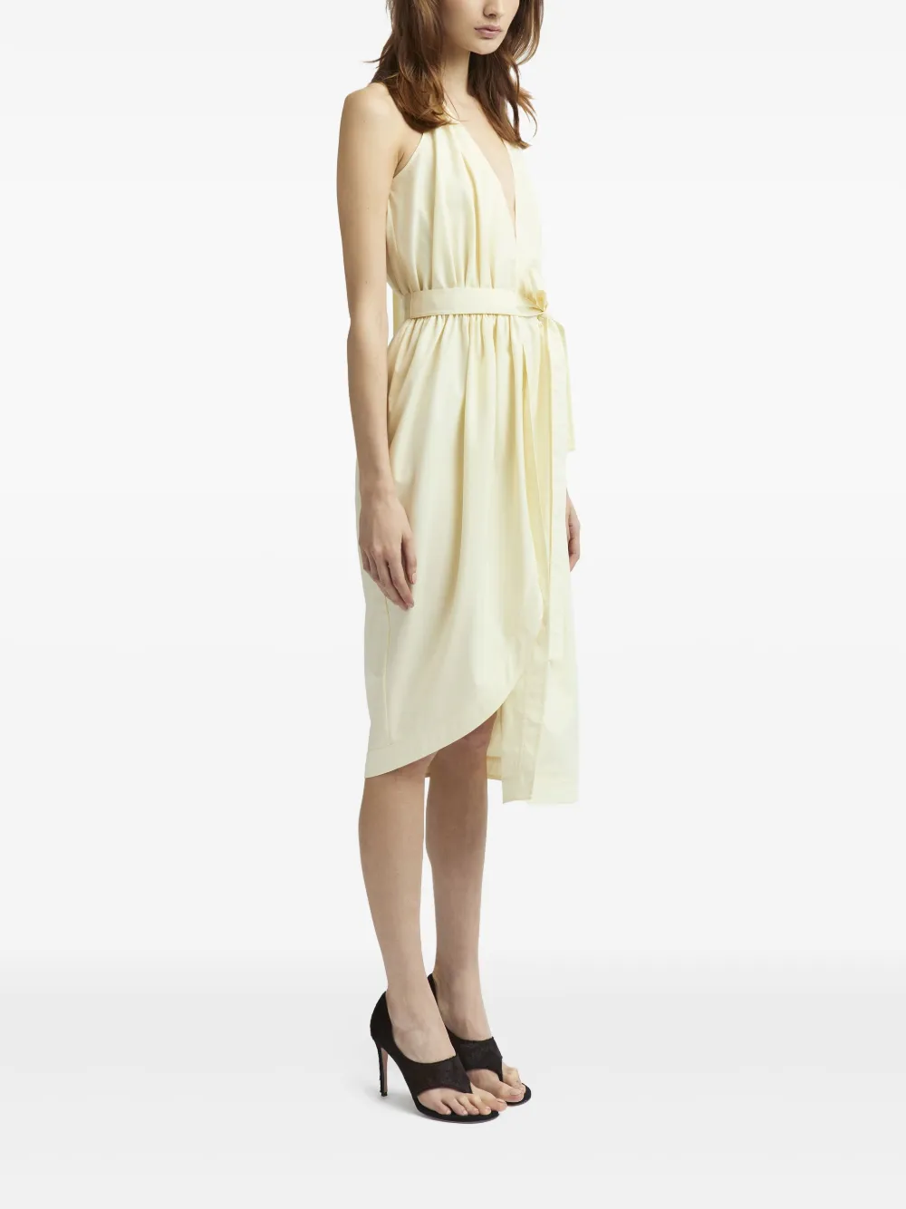 16Arlington Vitalia midi-jurk Geel