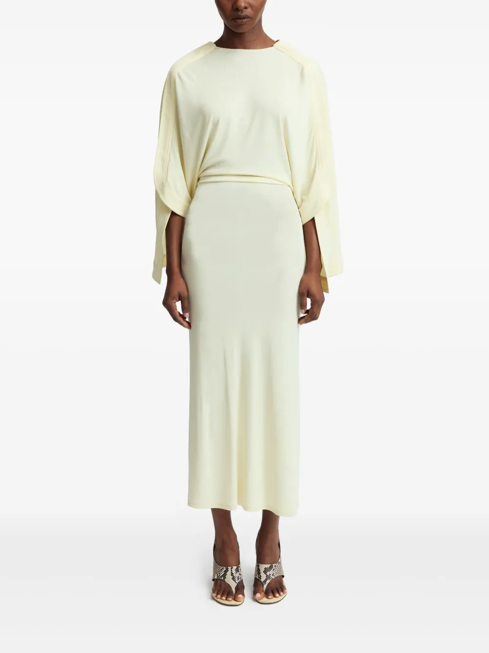16Arlington Catius maxi-dress - Geel