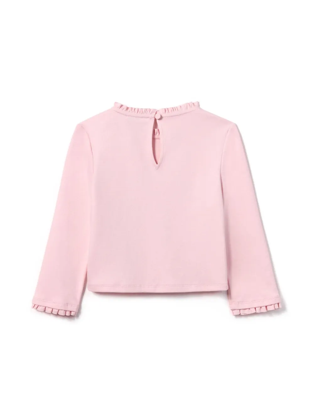 Self-Portrait Kids ruffle heart top - Roze