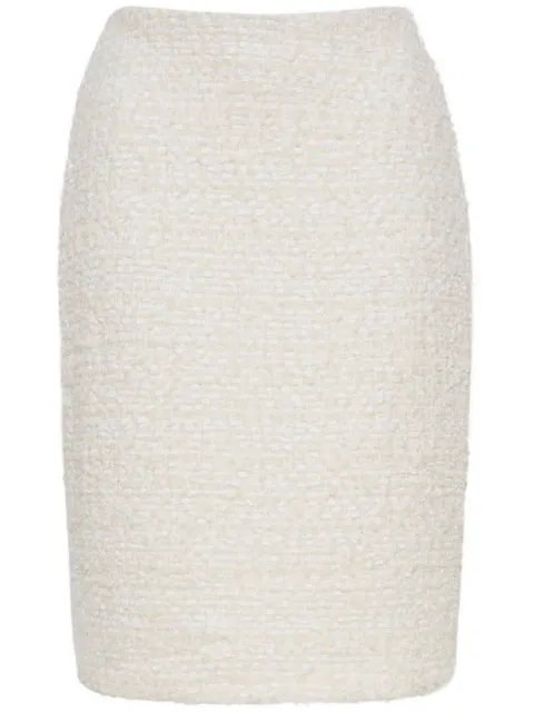 Adam Lippes falda lápiz de tweed