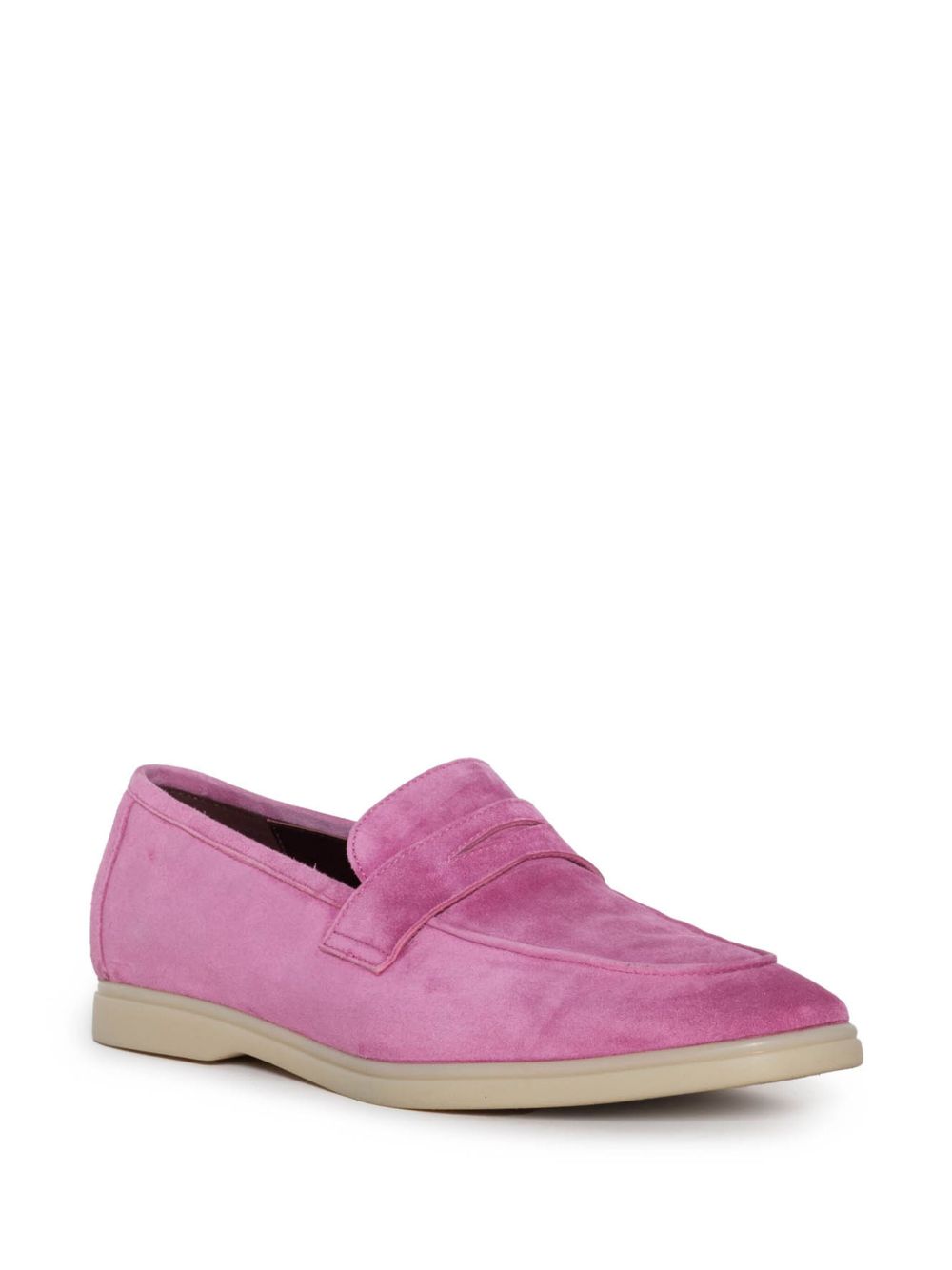 Bougeotte suede loafers - Roze