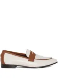 Bougeotte leather loafers - White