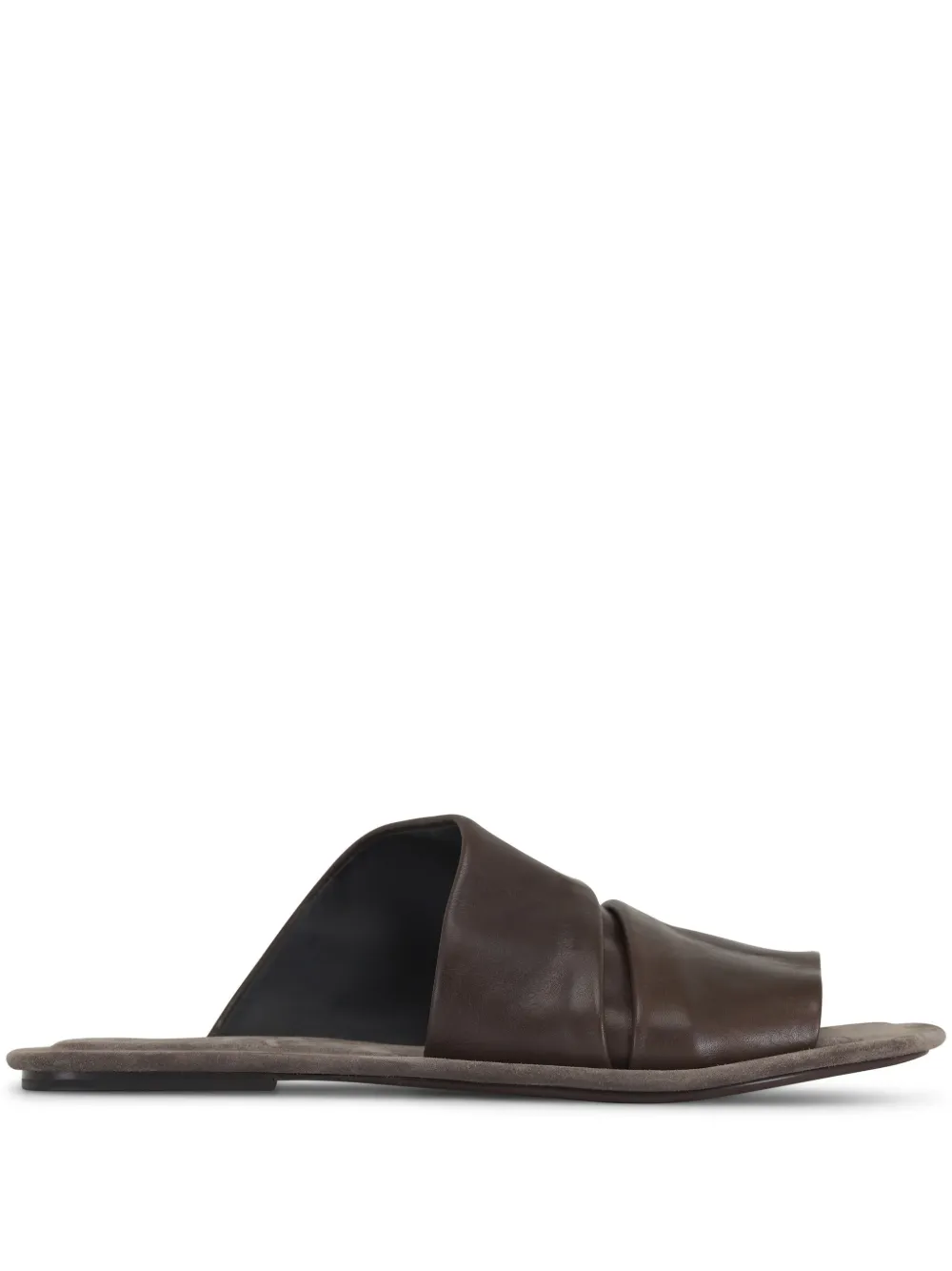 Brunello Cucinelli leather sandals Brown