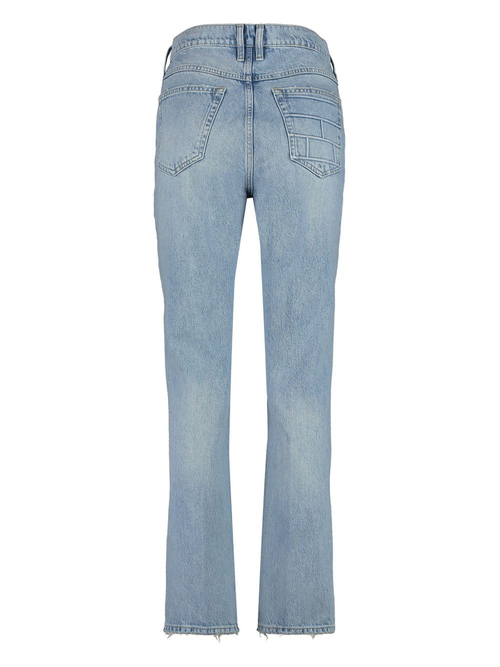 FRAME Katoenen straight jeans - Blauw