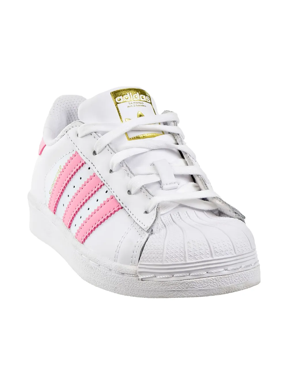 Adidas Kids SuperStar "Light Pink" sneakers White