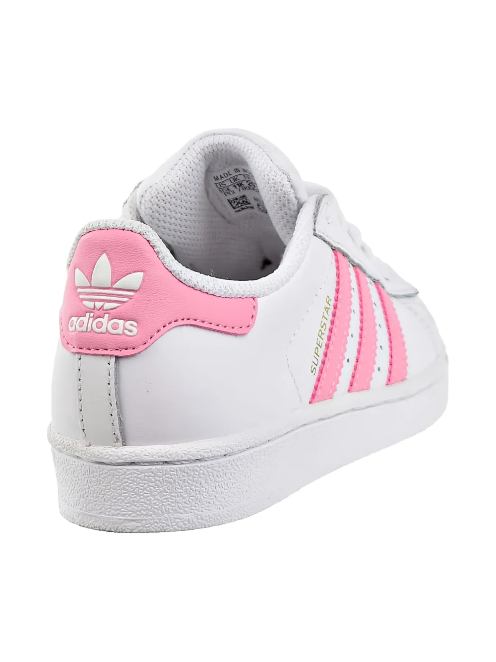 adidas Kids SuperStar "Light Pink" sneakers White