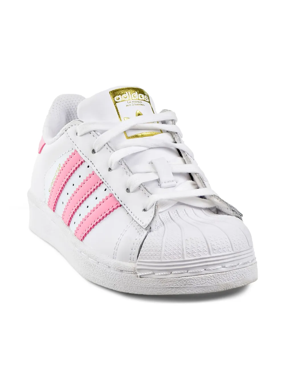 Adidas Kids SuperStar "Light Pink" sneakers White