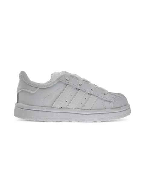 adidas Kids Superstar "Triple White" sneakers