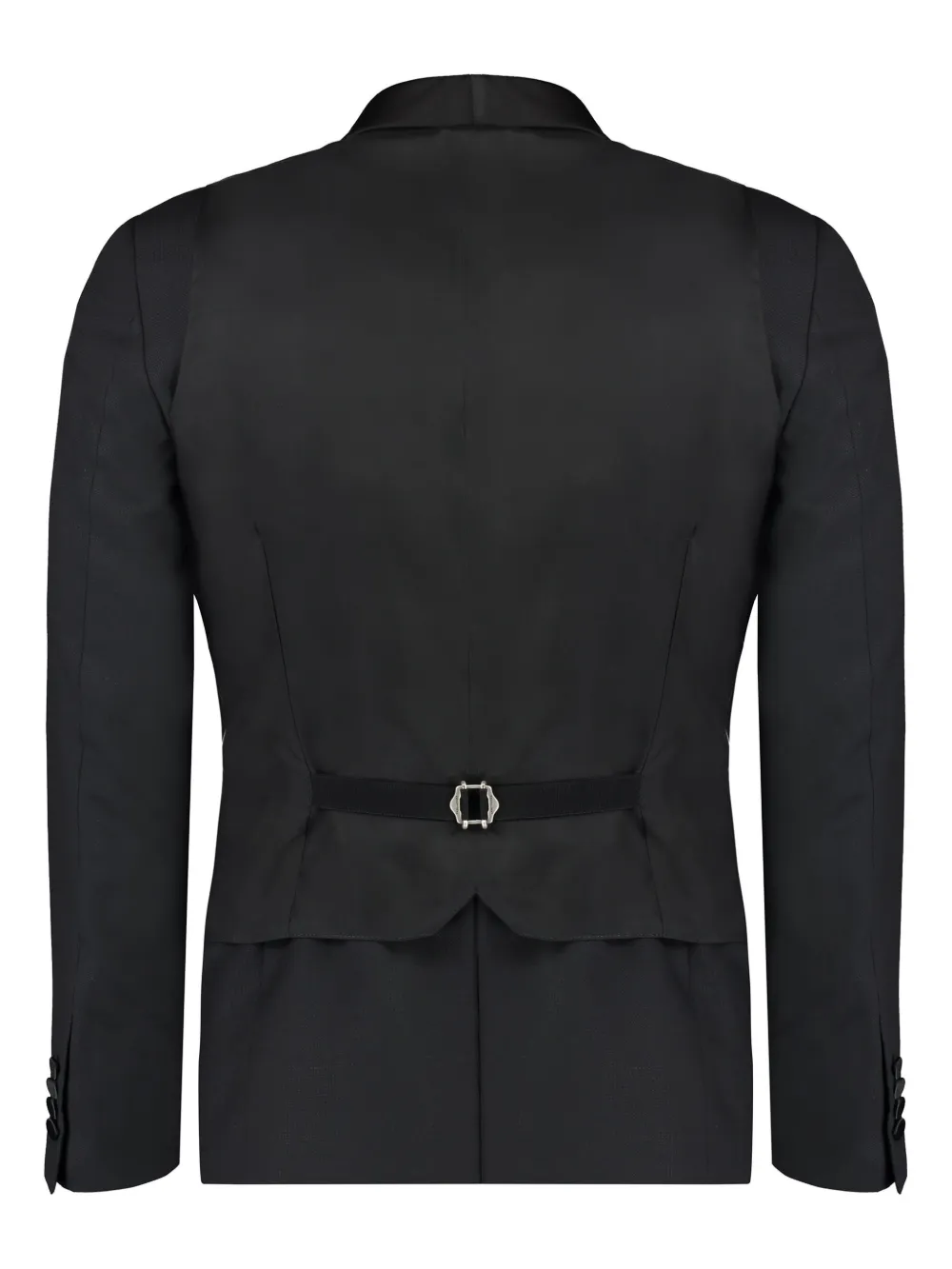 Shop Tagliatore Satin-trim Suit